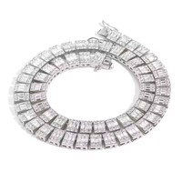 Collier Gaovo 10MM Iced Out Cuban Link en alliage de zinc plaqué or avec strass autrichien 3A, bijoux de mode Hip Hop pour hommes et femmes
