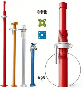 Échafaudage mobile en acier de haute qualité, <span class=keywords><strong>tour</strong></span> d'échafaudage métallique réglable, plateforme de travail durable pour la construction - Product Image 6
