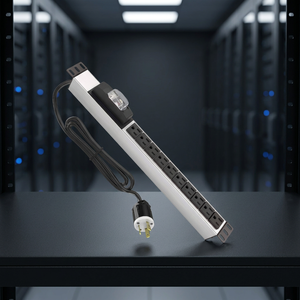 PDU Industrial con 10 Tomas de Corriente, 16A, 250VAC, 50/60Hz, Transmisión de Energía Eléctrica para Entornos Profesionales que Requieren Energía Estable - Product Image 3