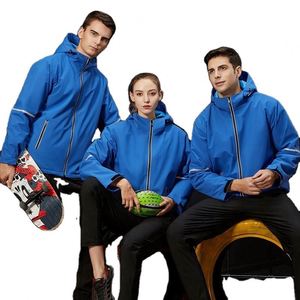 Vestes d'extérieur personnalisées pour hommes, zippées, coupe-vent design, softshell, imperméables - Product Image 2