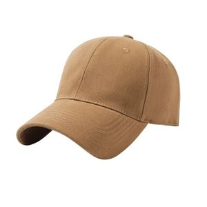 Casquette de baseball rétro kaki de haute qualité à 6 panneaux pour adultes, conçue avec broderie à la main et impression en relief pour hommes et femmes - Product Image 6