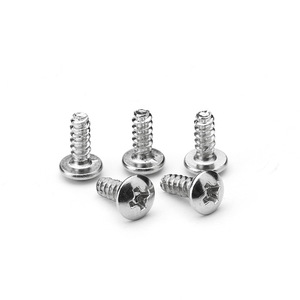 Vis autotaraudeuses à tête cylindrique Phillips en acier inoxydable M2 M3 M4 M5 métriques pour l'industrie de la construction métallique, qualité A classe 4.8 - Product Image 4