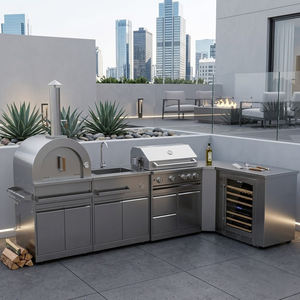 Gabinete de Cocina Modular para Exteriores OEM SS316 Sin Formaldehído, Colores Atractivos, Juego de Cocina para Exteriores con Fregadero y Grifo - Product Image 1