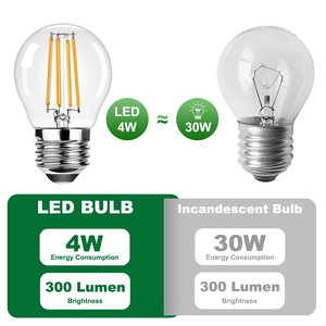 Ampoule LED à filament Edison G45 2026, culot E26 E27, 4W 5W 6W, ampoule décorative industrielle, ampoule LED à filament vintage - Product Image 2