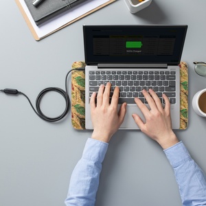 กระเป๋าใส่แล็ปท็อปแบบมีซิปทำจากไม้ก๊อกวีแกนแบบกำหนดเองได้ของ Boshiho  ซองใส่แล็ปท็อปแบบเป็นมิตรกับสิ่งแวดล้อมสำหรับผู้หญิง - Product Image 3