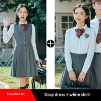 Uniformes d'été en polyester pour enseignantes de maternelle style académie 2026 – Gilets et ensembles de récitation pour discours