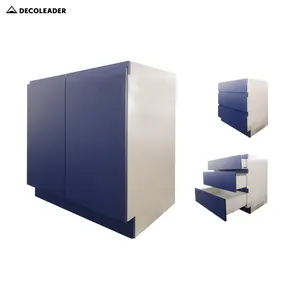 RTA Ready Made Lacquer Kitchen Cabinet Unit Color Base Cabinet and Wall Cabinet