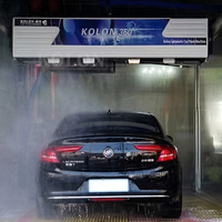 Station de remplissage spéciale avec machine de lavage de voitures en libre-service sans contact et système complet de recyclage de l'eau
