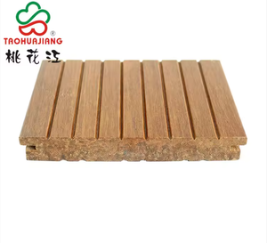 Tarima de Bambú Carbonizado para Exteriores de Fácil Instalación con Ranuras Pequeñas - Product Image 6