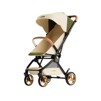 Poussette bébé réversible avec poignée pivotante, légère et pliable, chariot de voyage, usine Hubei