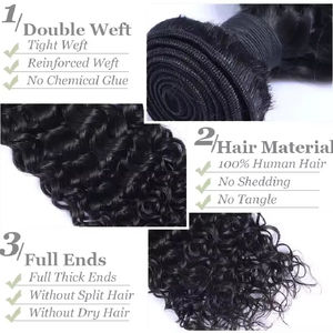 Extensions de <span class=keywords><strong>cheveux</strong></span> humains 100% naturels bruts, bouclés afro rebondissants, lots de mèches bouclées Jerry Water, lots de mèches bouclées crépues originales vietnamiennes - Product Image 4