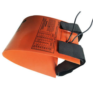 Calentador de escombros de silicona naranja flexible de 12V 6 "X 19" para calentador de botella nitroso de 10/15/20 LB - Product Image 3