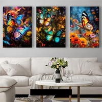 Nouveau Design bricolage plein de strass peinture pour les débutants beau papillon diamant mosaïque peintures Kits d'artisanat