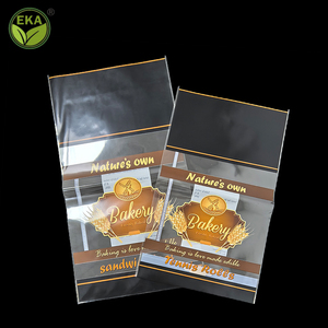 Tùy chỉnh OPP Nhiệt Con dấu Túi cear gấp dưới con Dấu Dòng Pastry túi cho nướng hàng hóa đáy phẳng Giấy bóng kính bánh bao bì túi - Product Image 6