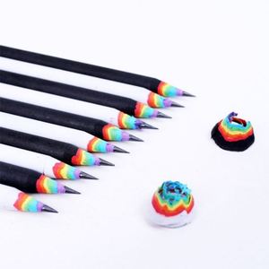 Nuevo Lápiz Ecológico de Madera con Color y Logotipo Personalizados, Paquete al por Mayor de Lápices Estándar con Mina Negra - Product Image 1