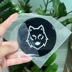 Customized <b>Logo</b> Printing 3D Crystal Resin Adhesive Waterproof Bubble Label for Phone Laptop Epoxy <b>Sticker</b> - Product Image 6