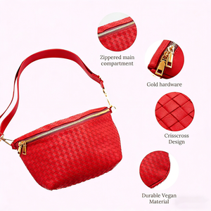 <span class=keywords><strong>Sac</strong></span> banane pour femme, <span class=keywords><strong>sac</strong></span> <span class=keywords><strong>bandoulière</strong></span> croisé surdimensionné en cuir pour voyage <span class=keywords><strong>avec</strong></span> sangle et poches, <span class=keywords><strong>sac</strong></span> <span class=keywords><strong>de</strong></span> poitrine - Product Image 6