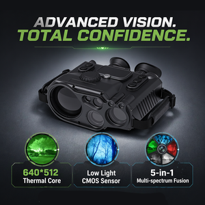 Lunettes de vision nocturne binoculaires LNTV-B800 à triple <span class=keywords><strong>point</strong></span> de mesure de distance relative, technologie multi-capteurs et positionnement multi-systèmes - Product Image 6