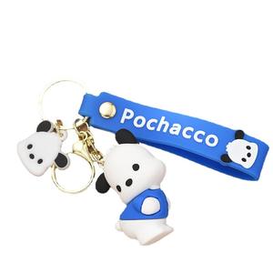 Encantadora caricatura Pochacco perro llavero 3D muñeca colgante coche llave mochila decoración llavero niños fiesta regalo llaveros al por mayor - Product Image 5
