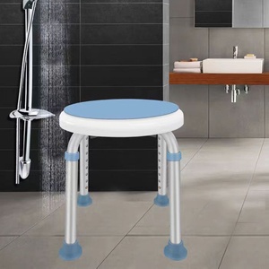 Adjustable Aluminum Shower Stool with Suction Cups, Non-Slip Bath Seat for Pregnant Women - Product Image 3