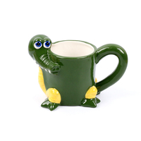 Tasses à café au lait créatives et mignonnes faites à la main, fabrication personnalisée, tasse en forme d'animal 3D, tasse en forme de crocodile