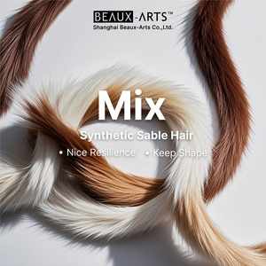 <span class=keywords><strong>Pennelli</strong></span> <span class=keywords><strong>sintetici</strong></span> piatti per capelli a Sable Art Paint <span class=keywords><strong>pennelli</strong></span> per <span class=keywords><strong>pittura</strong></span> Set arte professionale forniture per acrilico, olio, acquerello - Product Image 2