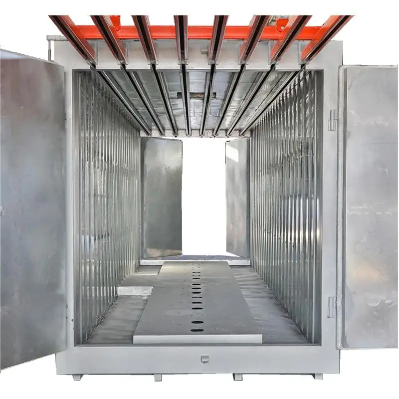 Ailin-Línea de recubrimiento en polvo semiautomática para planta, recubrimiento en polvo para Panel de Metal automático