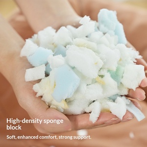 Sofá <span class=keywords><strong>de</strong></span> Dos Plazas Compacto y Cómodo, Tipo Puff, Tapizado en Tela <span class=keywords><strong>de</strong></span> Partículas <span class=keywords><strong>de</strong></span> <span class=keywords><strong>Esponja</strong></span> <span class=keywords><strong>de</strong></span> Algodón, Diseño Desmontable, <span class=keywords><strong>para</strong></span> Dormir y Descansar en el Dormitorio - Product Image 4