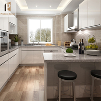 Conceptions de Meubles de Cuisine Modernes Cuisine Automatique Meuble de Cuisine Modulaire pour Villa