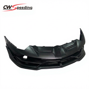 Parachoques Delantero Estilo <span class=keywords><strong>SVJ</strong></span> de Media Fibra de Carbono para Lamborghini <span class=keywords><strong>Aventador</strong></span> LP700-4 LP720 LP750 2011-2015 - Product Image 1