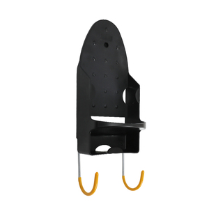 Soporte de Pared para Plancha Eléctrica de Acero Inoxidable con Ganchos Dobles para Uso Doméstico en Baños y Salas de Estar - Product Image 1