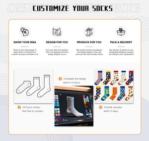Sporty Casual Cotton Breathable Crew <strong>Socks</strong> for Men Business Autumn <strong>Custom</strong> Design Bottom Knitted <strong>Socks</strong> Perfect Gift <strong>Manufacturer</strong> - Product Image 4