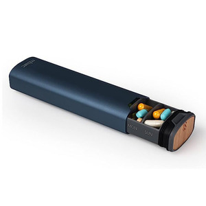 2025 Hot Thiết kế Trung Quốc Chất lượng cao 7 ngày du lịch hàng tuần màu xanh lá cây màu sắc của Pill Organizer nhôm pullout Pill Hộp nhà sản xuất - Product Image 2