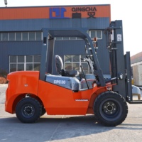 Forklift Diesel Laris Manis Kapasitas 2 hingga 4 Ton untuk Penggunaan Retail & Restoran Montacargas Forklift Truck dengan Mesin Diesel