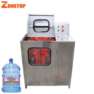 Semi Automatic Manual Type Empty Barrel Washer 5 Gallon Bottle Bucket Washer With Cover Removing