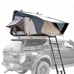 3-4 Person Aluminum Tenda Da Tetto 4x4 Roof <b>Tent</b> Hard Shell Roof Top <b>Tent</b> Outdoor Dachzelte Camping Glamping Car Rooftop <b>Tent</b> - Product Image 2