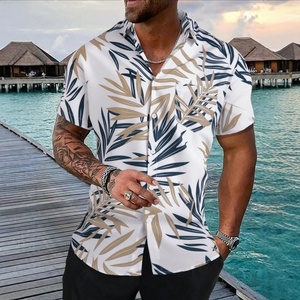 Chemise à manches courtes pour homme imprimée en 3D - Product Image 1