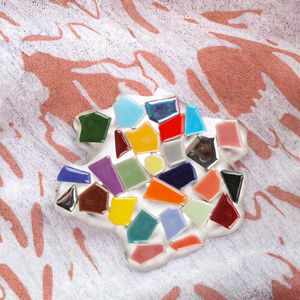<span class=keywords><strong>Mosaico</strong></span> <span class=keywords><strong>de</strong></span> Cerámica Hecho a Mano con Esmalte, Piezas <span class=keywords><strong>de</strong></span> <span class=keywords><strong>Azulejos</strong></span> <span class=keywords><strong>Rotos</strong></span>, Ideal para Decoración <span class=keywords><strong>de</strong></span> Paredes en Vestíbulos <span class=keywords><strong>de</strong></span> Hoteles - Product Image 3