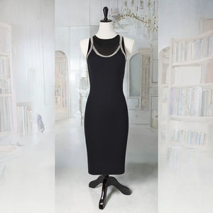 Robe sexy et brillante pour le printemps et l'été, robe fourreau longue mi-longue à bretelles spaghetti, amincissante, tissée, lavable, motif uni - Product Image 3