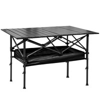 Ensemble table et chaises pliantes portables pour l'extérieur, légères, imperméables, en métal, design moderne pour cour, parc, camping