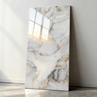 Bon prix, dalle de marbre blanc Calacatta Gold chinois 600x1200mm 60x120, poli brillant, carrelage de sol vitrifié pour maison