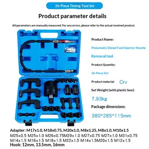 Kit d'extraction d'injecteurs de carburant diesel et essence pour la réparation de moteurs automobiles - Product Image 2