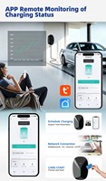 Nueva Estación de Carga para Vehículos Eléctricos Profesional de 11kW 22kW, Tipo 2, Smart Wallbox, IP54, Control por Aplicación WiFi, Cargador Comercial OEM