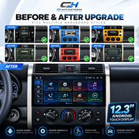 Pour Toyota FJ Cruiser J15 2006-2020 Lecteur multimédia Android 12,3 pouces Radio GPS Navigation CarPlay Bluetooth