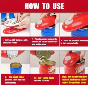 ที่เปิดกระป๋องอัตโนมัติแบบไม่ต้องสัมผัส รุ่นใหม่ล่าสุด ปรับแต่งได้อเนกประสงค์ อุปกรณ์ครัว - Product Image 2