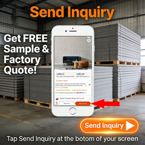 Panel Acústico PET Curvo Grabado de Doble Capa Personalizado de Fábrica, Mural Insonorizado Tallado, Arte de Pared de Poliéster, <span class=keywords><strong>Precio</strong></span> por m² - Product Image 2