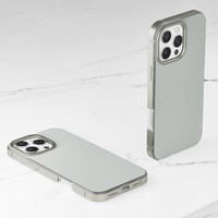 TPU + PC + Silicone + étui de téléphone portable magnétique en métal charge sans fil de haute qualité couleur pure antichoc pour iPhone 17/16/15/14