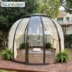 Livraison rapide en aluminium polycarbonate verre étanche boîtier extérieur tentes Igloo maison pour pool house dôme <span class=keywords><strong>piscine</strong></span> - Product Image 6