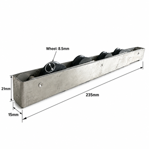 <span class=keywords><strong>Rueda</strong></span> para Puerta Corredera de 4 Ruedas, Barra Larga de Acero Inoxidable, Nylon Negro Ajustable, Bajo MOQ, Directo de Fábrica, SDT OEM - Product Image 6