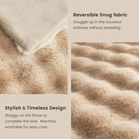 Couverture moelleuse et douce en peluche pour canapé, épaisse, chaude et mignonne, effet bulles, fourrure, couverture de lit, couvertures décoratives – Approvisionnement direct usine